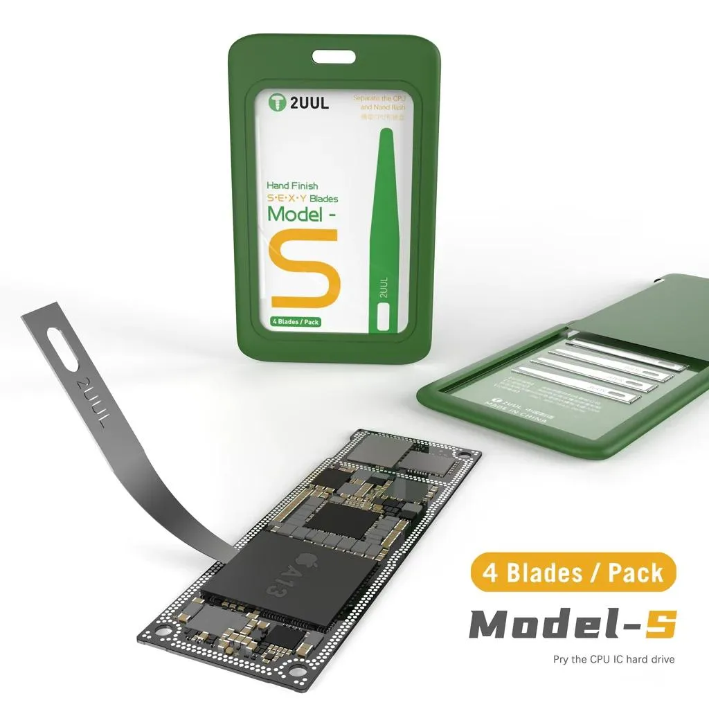 2uul Hand Finish Blades for Phone Screen Debonding / Removal - Ic Model e