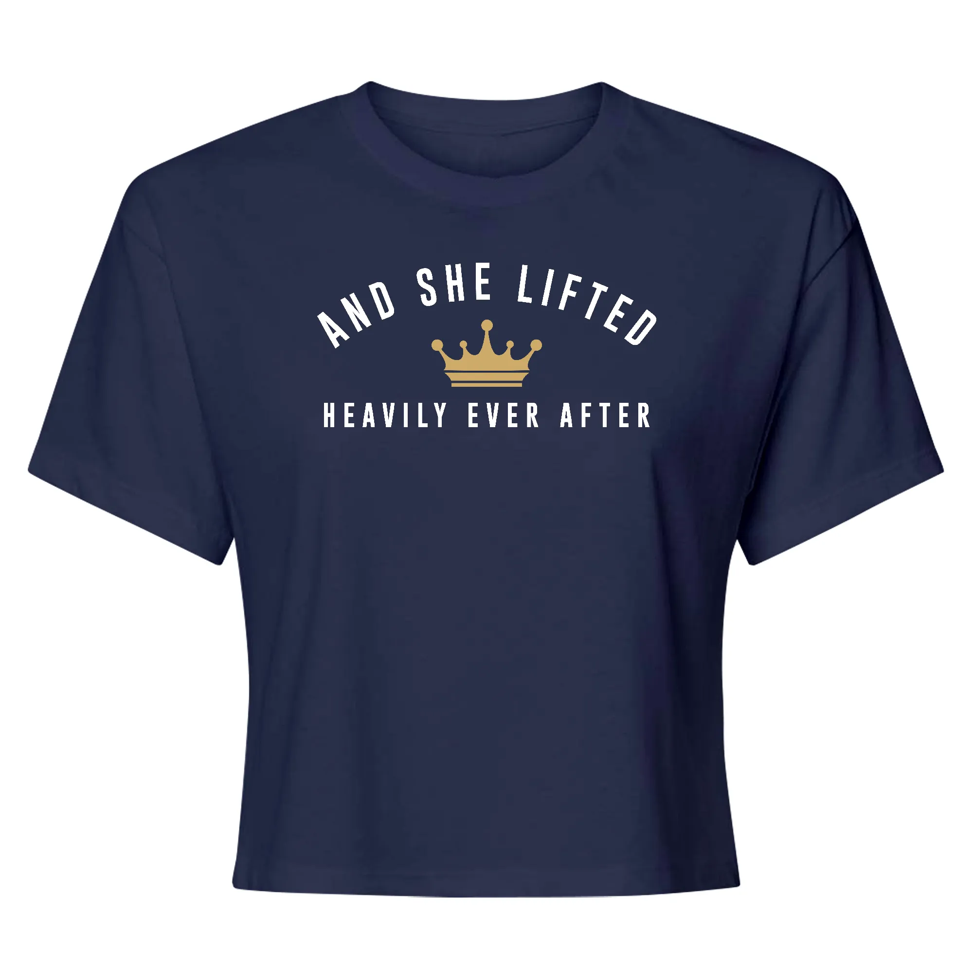 And She Lifted Crop Top T-Shirt