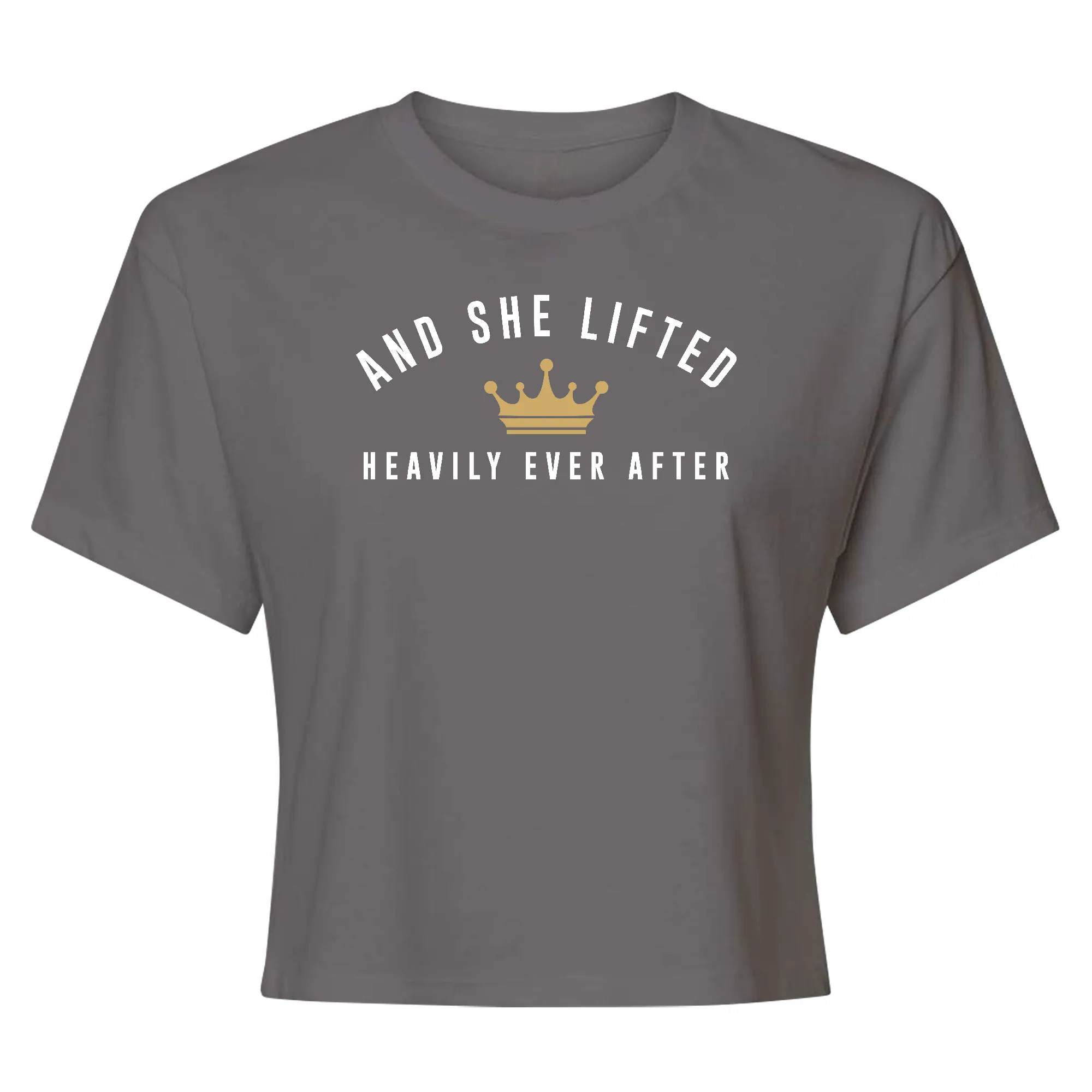 And She Lifted Crop Top T-Shirt