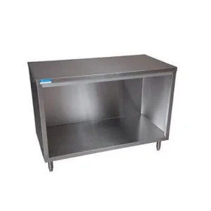 BK Resources CST-3060  60"W x 30"D Work Table Cabinet Base w/ Open Front