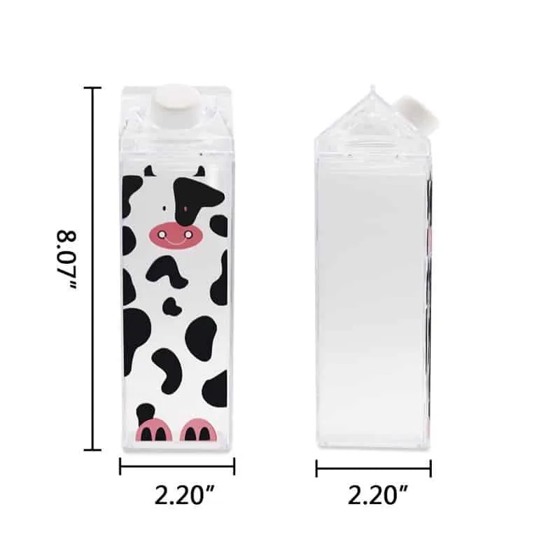 Cartoon Animals Patterned Water Bottles