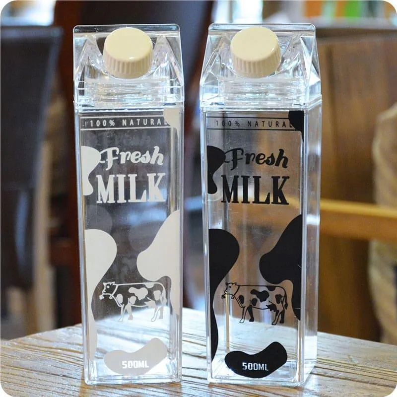 Cartoon Animals Patterned Water Bottles