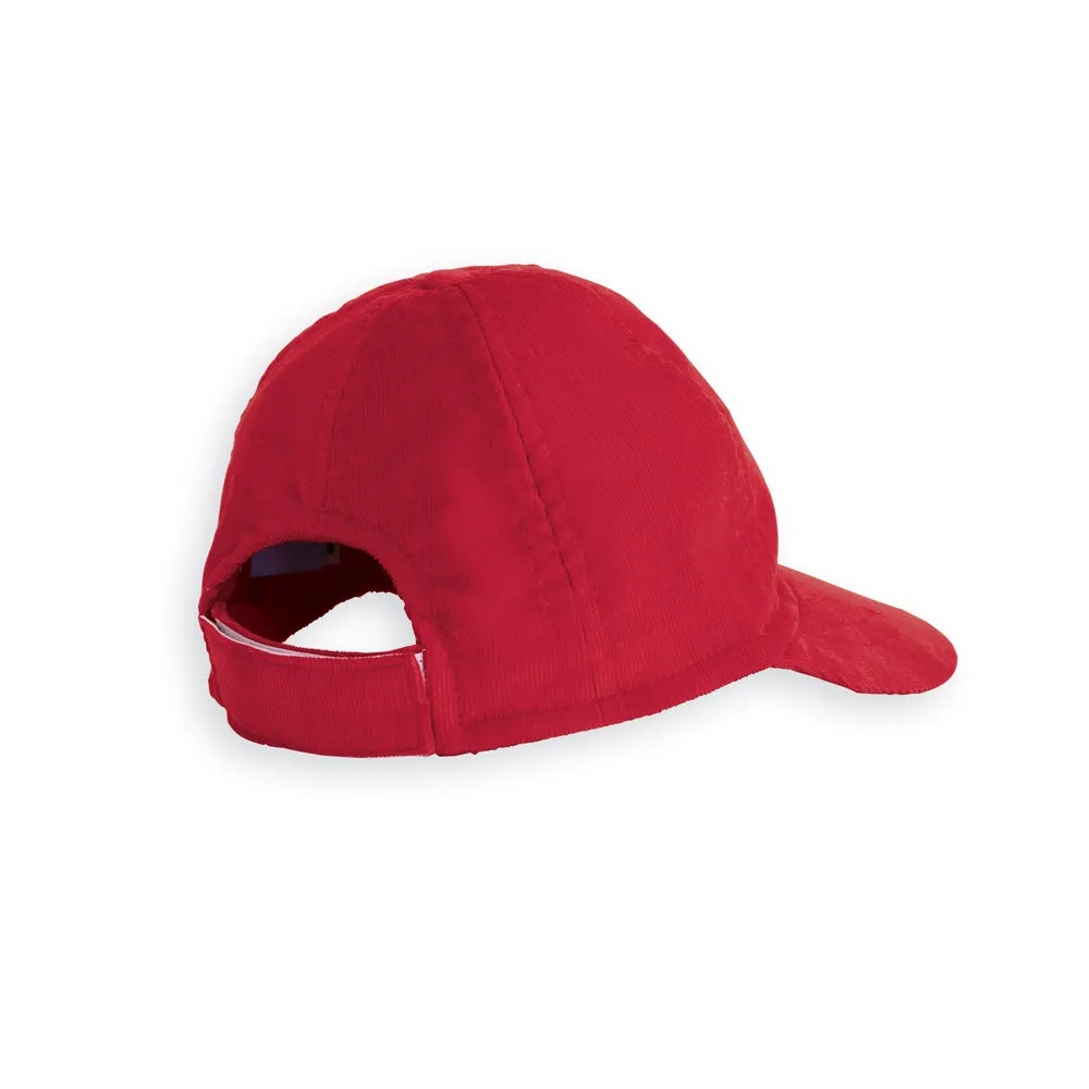 Corduroy Baseball Hat -- Red
