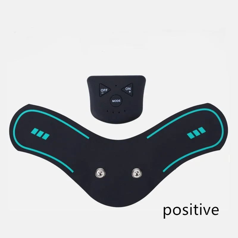 Cross-border explosion of smart ems pulse mini portable cervical massager small massage stickers factory direct sales