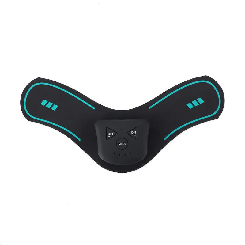 Cross-border explosion of smart ems pulse mini portable cervical massager small massage stickers factory direct sales