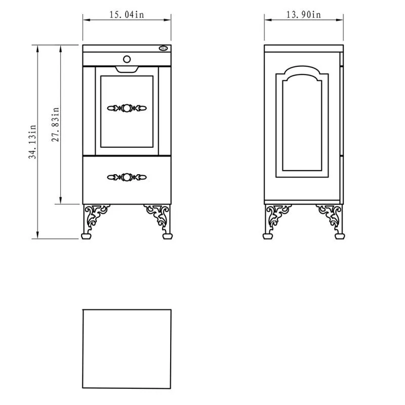 DIR Elizabeth Styling Station Cabinet