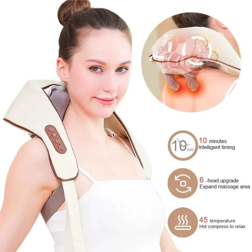 Electric Neck and Shoulder Massager with Air Compression