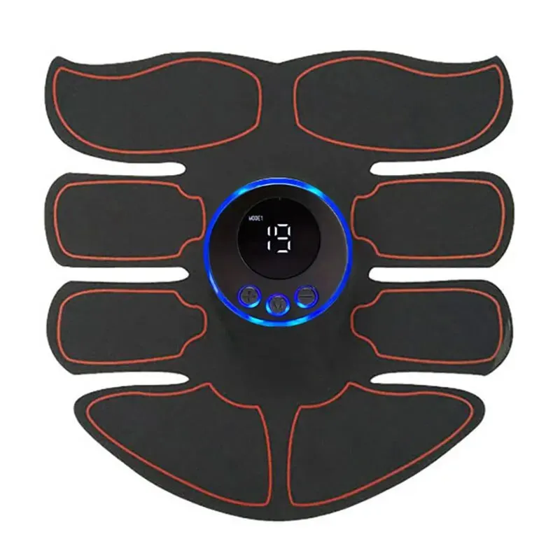 Ems Abdominal Muscle Stimulator Usb Charging Fitness Abs Arm Training Patches for Home Men