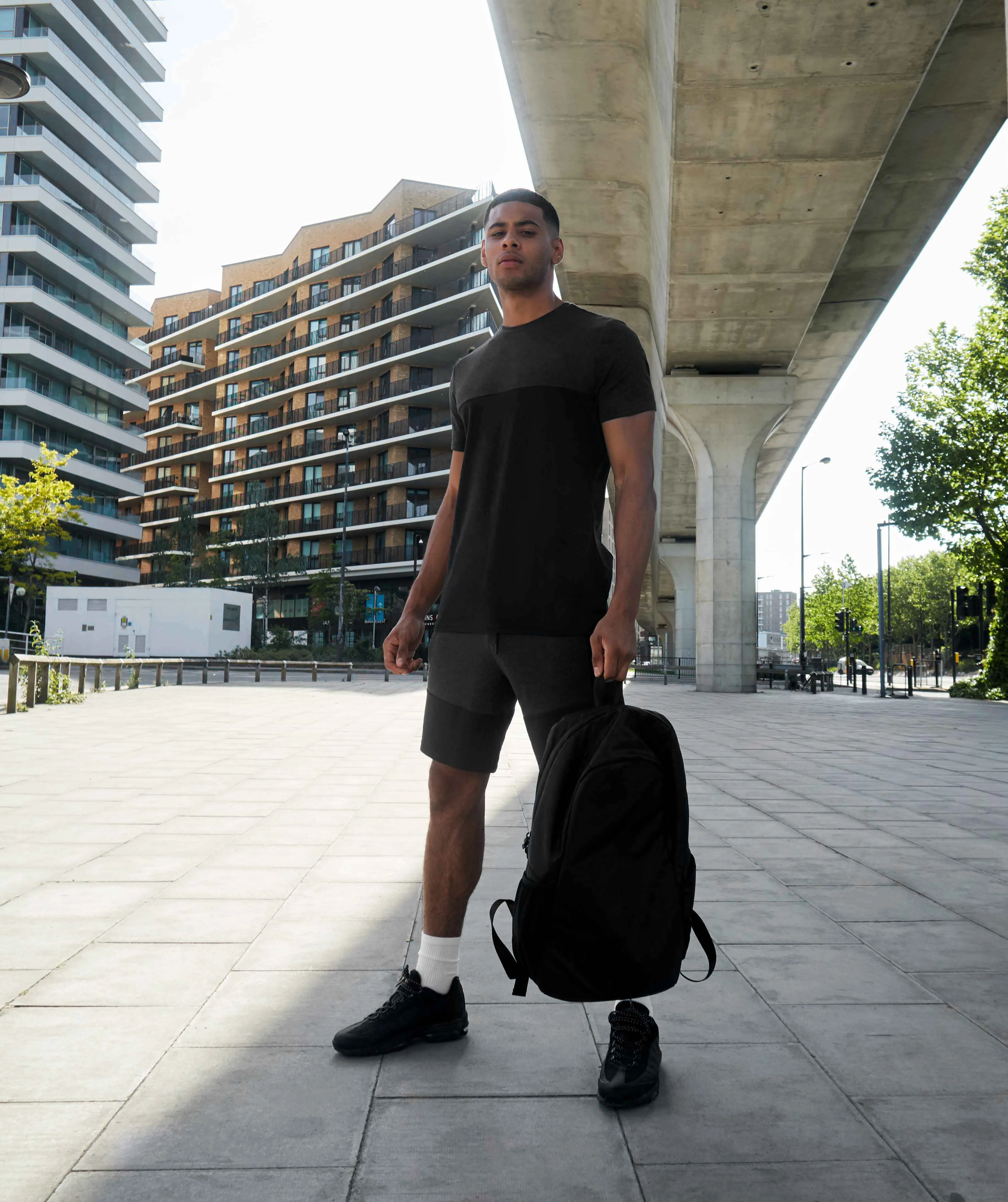 Gymshark Revive Shorts - Black/Black Marl