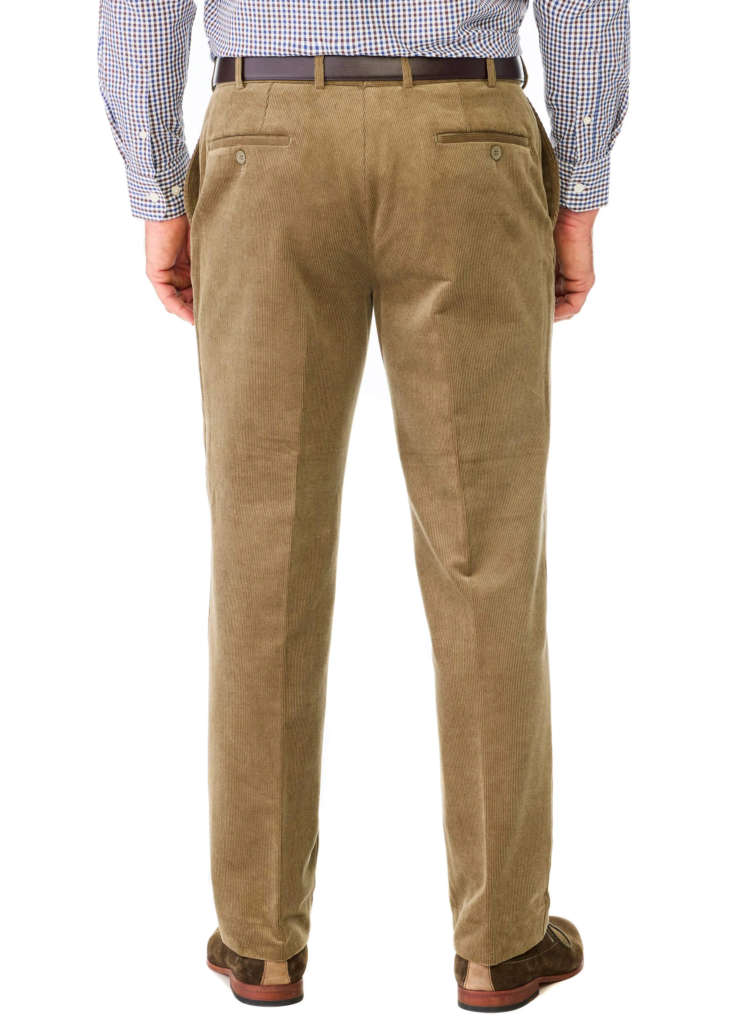 HALIDON FLEXIWAIST TAUPE FINE EUROPEAN CORD