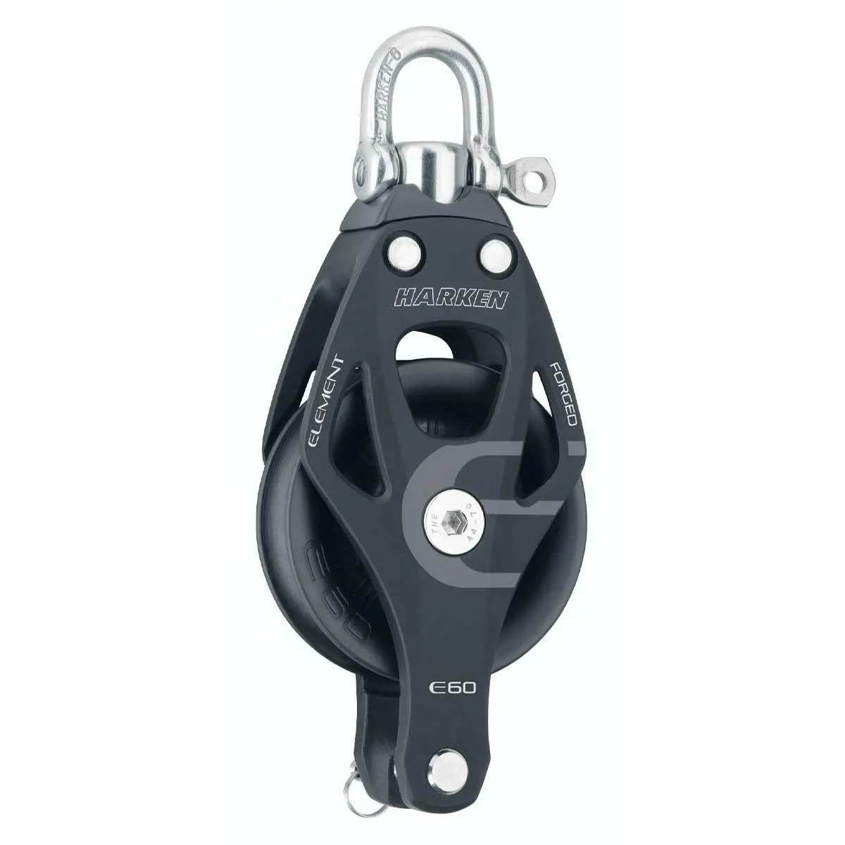 Harken 60mm Element Single Swivel Block With Becket - 6261
