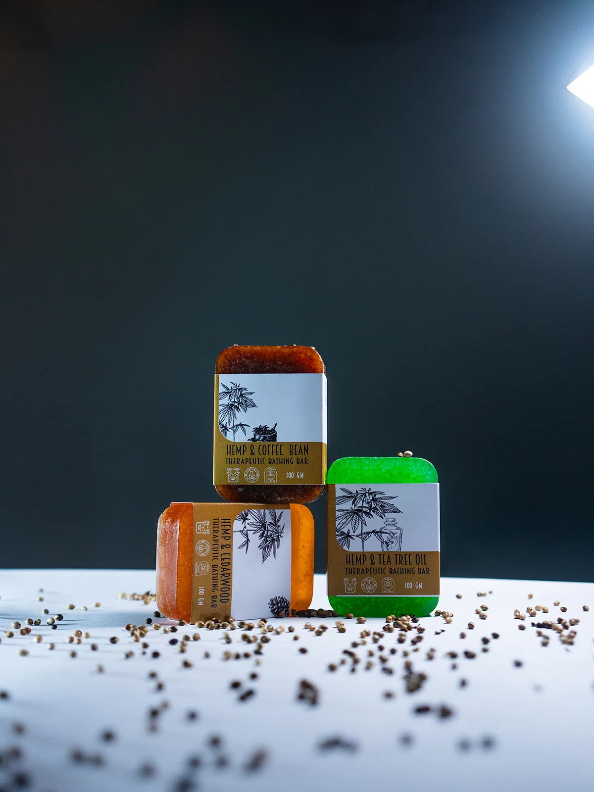 Hemp Therapeutic Bathing Bars 120 Gms