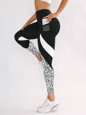 High Waisted Seamless Leopard Leggings