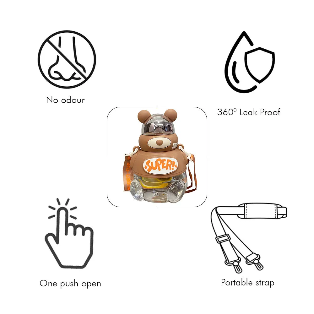 Little Surprise Box, Super Cool Kelly JoWaterBottle For Kids And Adults, 1200 Ml, Brown