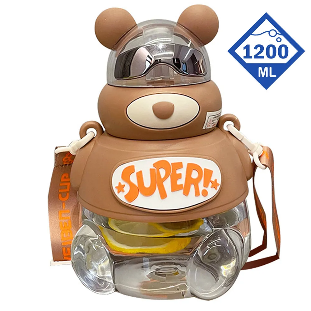 Little Surprise Box, Super Cool Kelly JoWaterBottle For Kids And Adults, 1200 Ml, Brown