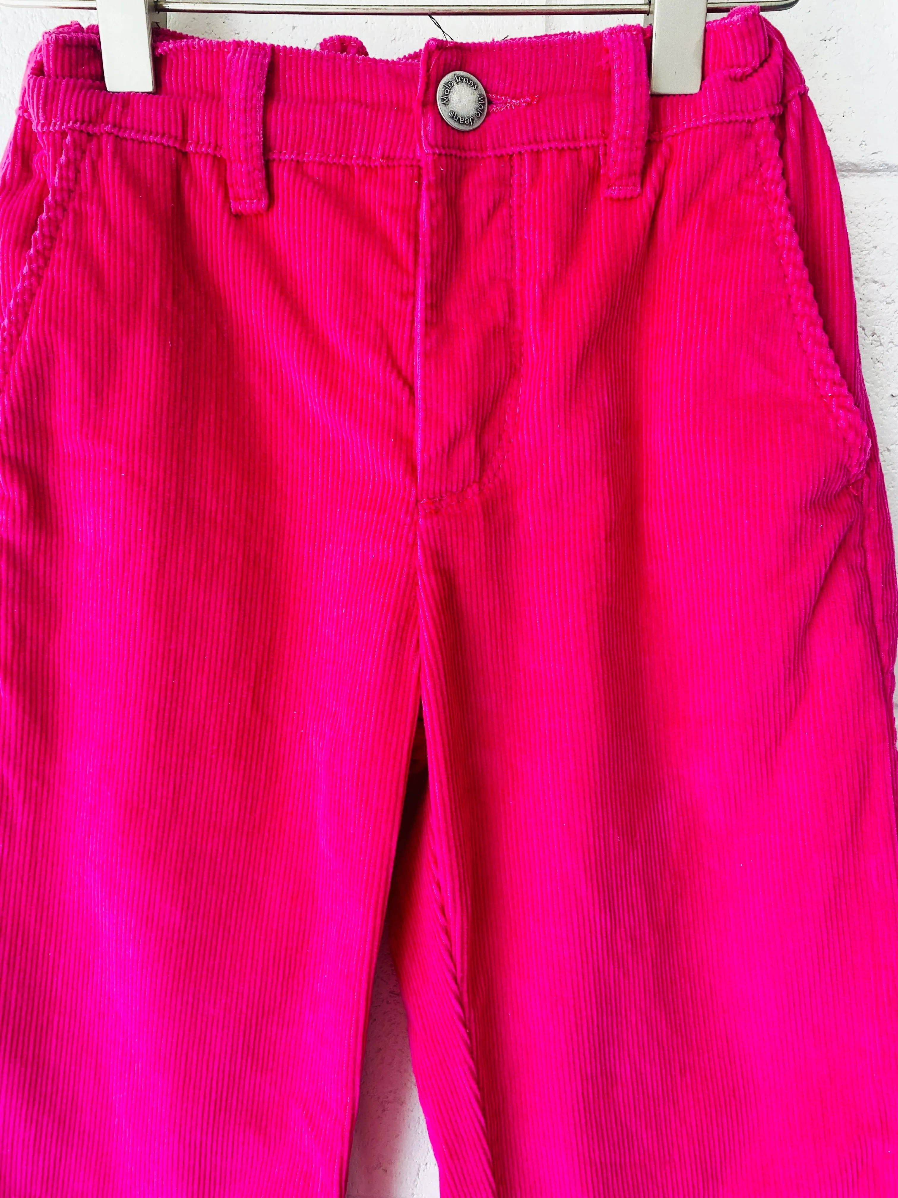 Molo Fuschia Corduroy Pants, 10 years (140)