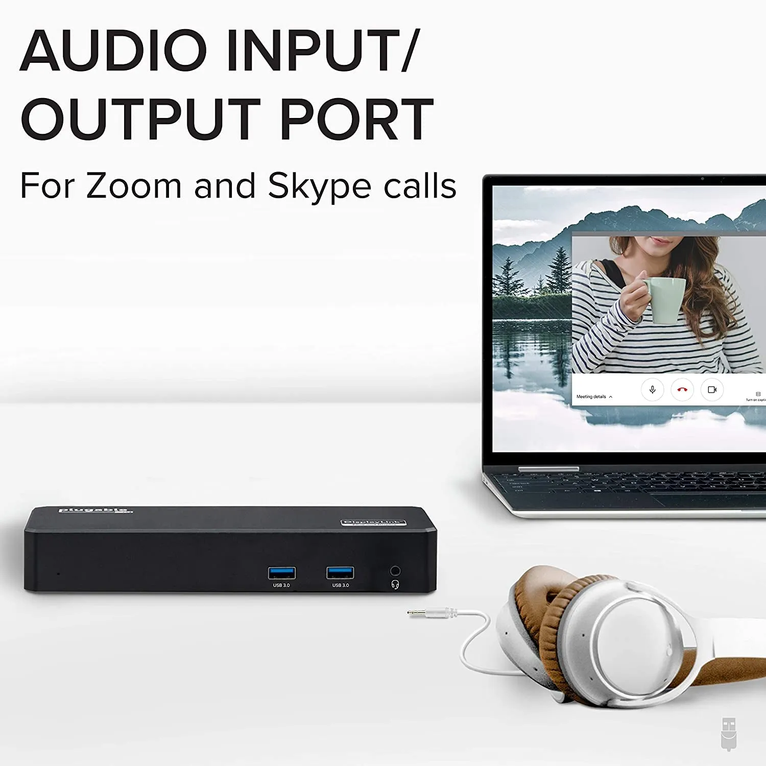 Plugable USB C Triple Display Docking Station with Laptop Charging, Thunderbolt 3 or USB C Dock Compatible with Specific Windows and Mac Systems (3X HDMI, 6X USB Ports, 60W USB PD)