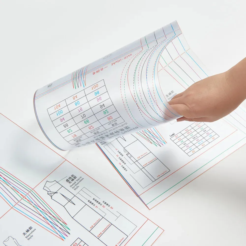 Professional Dressmaking Ruler for Creating Basic Dress Pattern Templates – Essential Tool for Dress Design and Sewing DR101