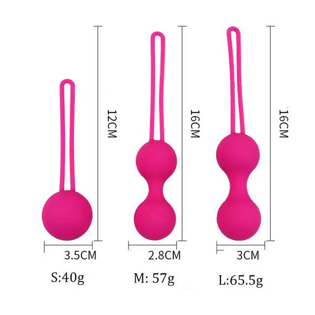 Smart Kegel Ball Safe Silicone Vaginal Chinese Balls For Woman Ben Wa Ball Geisha Balls Sex Toys Pussy Tighten Exercise Machine