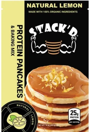 STACK'D PROTEIN PANCAKES - NATURAL LEMON