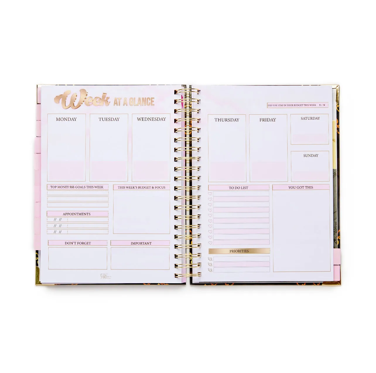 The Pink Financially Flawless Planner