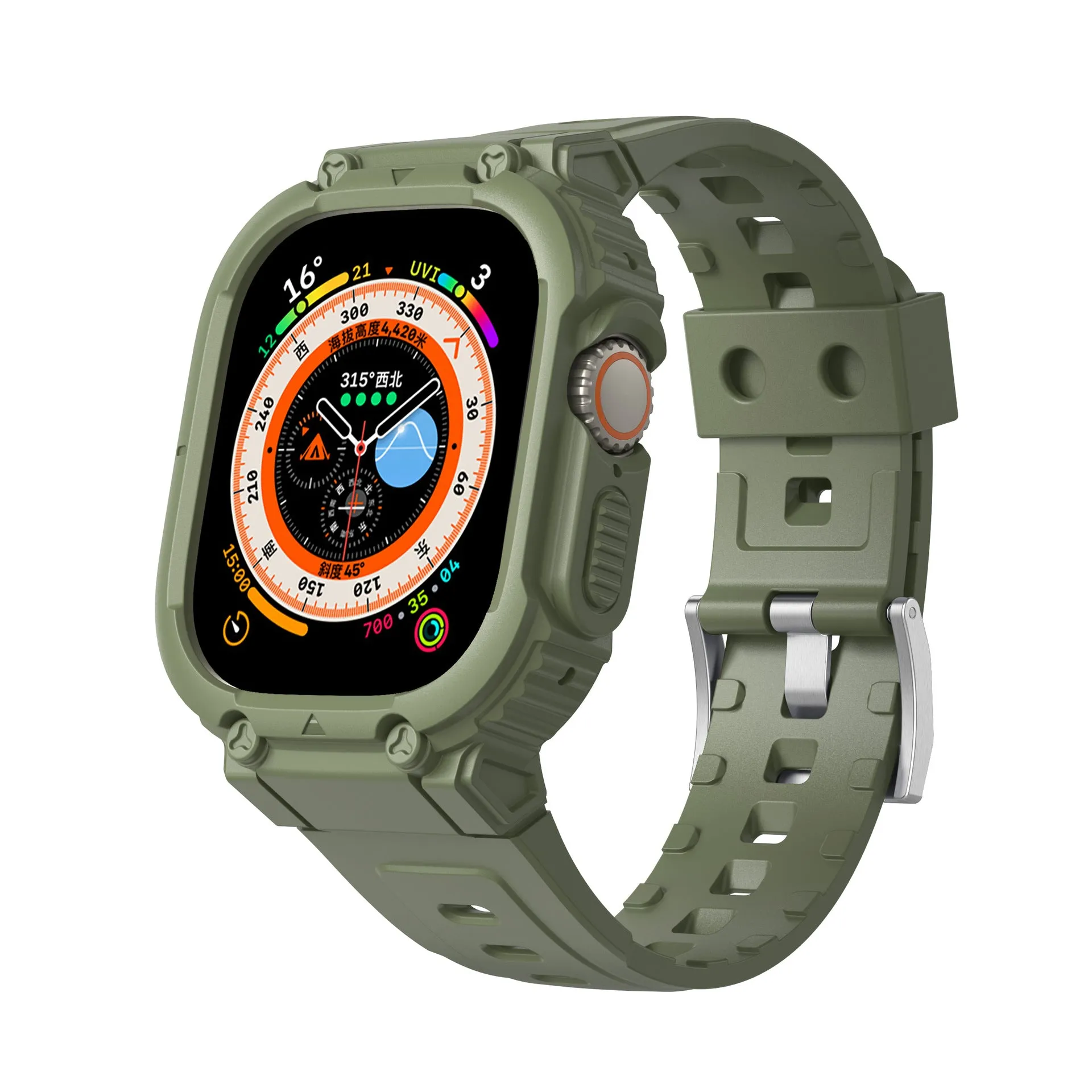 Ultra iwatch Armored All-in-one TPU Watch band W24AAWU801