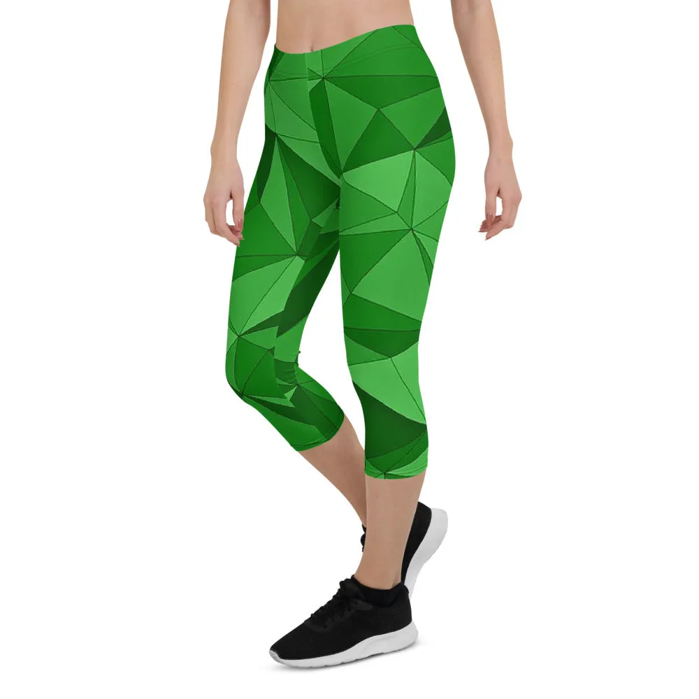 'VERDE' capri yoga leggings
