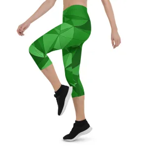 'VERDE' capri yoga leggings