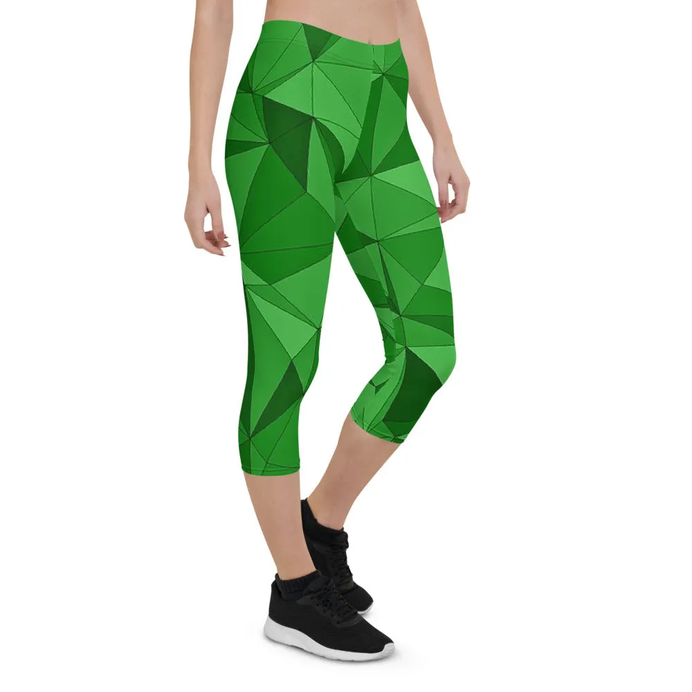 'VERDE' capri yoga leggings