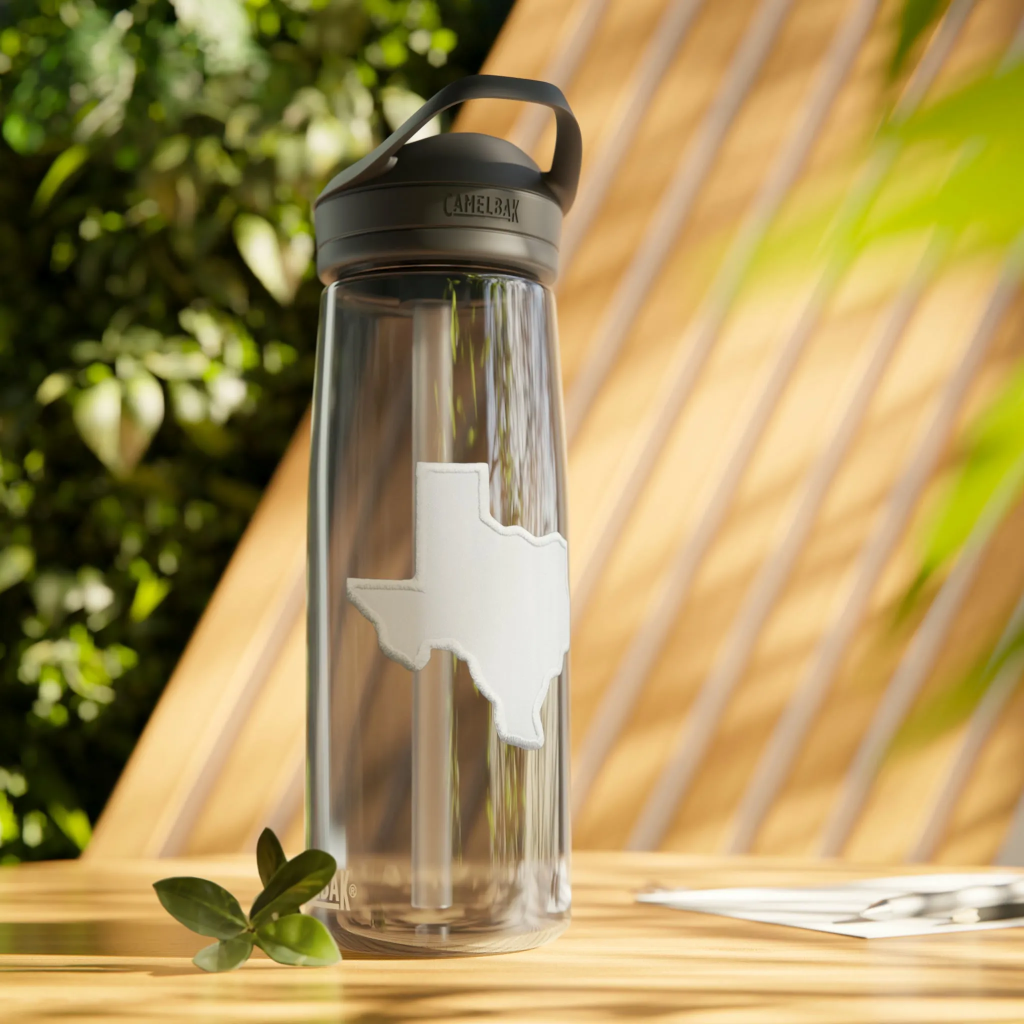 White Texas Print CamelBak Eddy®  Water Bottle, 20oz\25oz